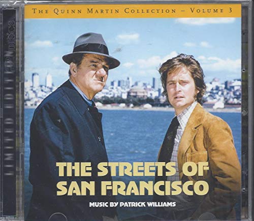 CD cover for "The Streets of San Francisco" featuring two men and city skyline.
