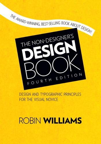 Book cover with yellow background, black title square, and text by Robin Williams.