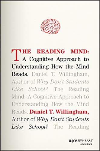 Book cover: "The Reading Mind" with a brain illustration.