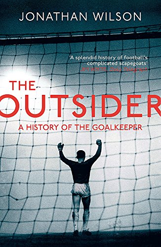 Book cover: Goalkeeper standing in front of a soccer net.
