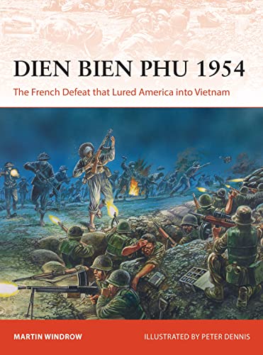 Book cover depicting a battle scene from the First Indochina War, 1954.