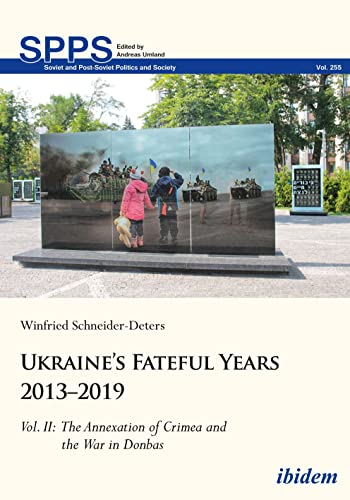 Book cover depicting children before a mural of military vehicles.