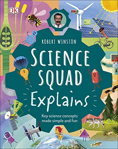Book cover with Robert Winston’s face and colorful science illustrations.