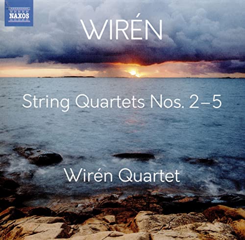 CD cover with seascape and text: “Wiren Quartet” and “String Quartets.”