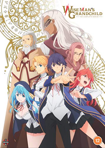Anime DVD cover featuring a group of young and older characters.