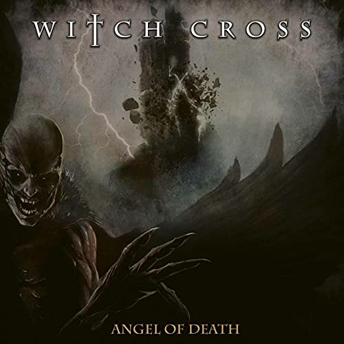Dark album cover featuring a demonic figure and stormy sky.