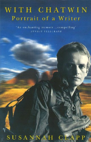 Book cover: "With Chatwin," portrait of Bruce Chatwin against a landscape.