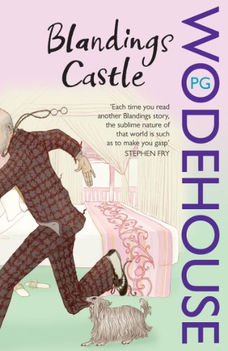 Book cover showing a man in patterned pajamas running past a dog in a bedroom.