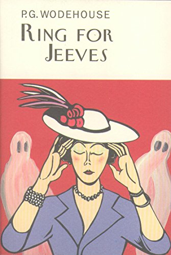 Red book cover with illustration of a woman and ghostly figures.