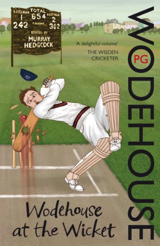 Book cover featuring a cartoon cricketer falling backward while hitting a ball.