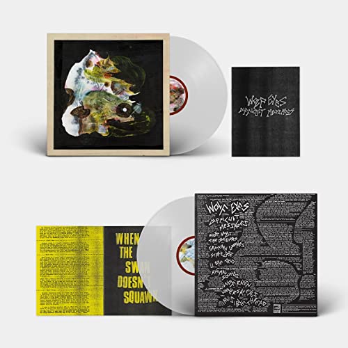 Vinyl record of “Wolf Eyes - Difficult Messages” with abstract cover art.