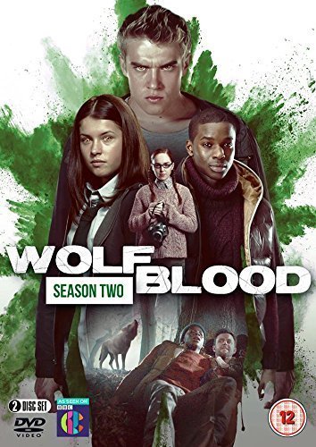 Wolfblood Season 2 DVD cover featuring a group of teenagers and a wolf silhouette.