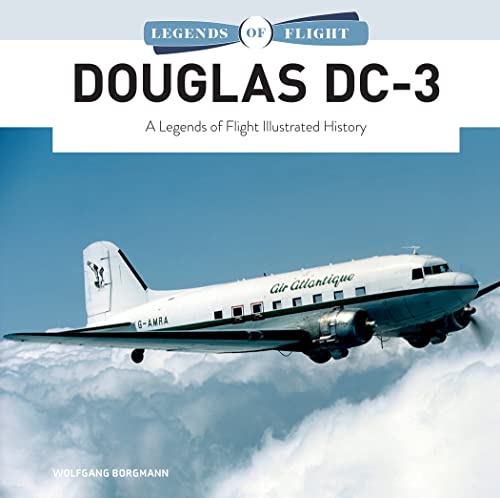 Book cover featuring a silver Douglas DC-3 airplane in flight.