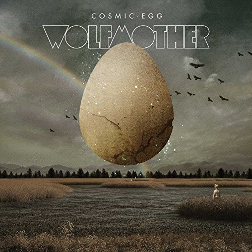 Wolfmother’s “Cosmic Egg” album cover: a large egg over a landscape.