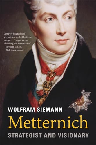 Portrait of Klemens von Metternich, a man with white hair and formal attire.