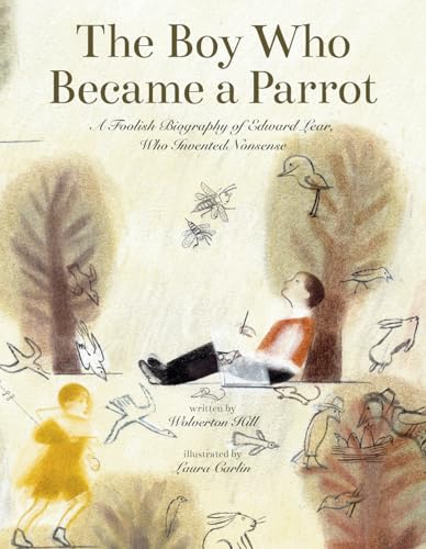 Book cover illustration of a person sketching outdoors surrounded by whimsical drawings of animals.