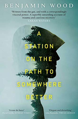 Book cover: Silhouette of a head filled with a dark forest scene.