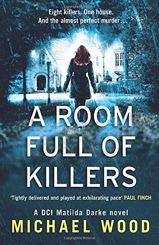 Book cover: woman walking toward a dark house in the rain.