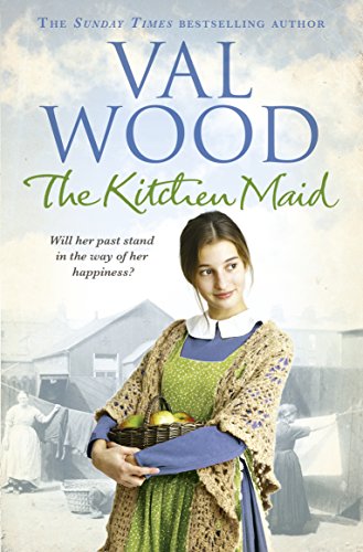 Book cover for “The Kitchen Maid” featuring a young woman in period clothing.