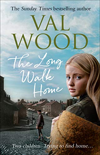 Book cover: girl with blonde hair, street scene, and title “The Long Walk Home”.
