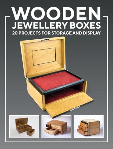 Cover of book showing open wooden jewellery box with smaller box examples.