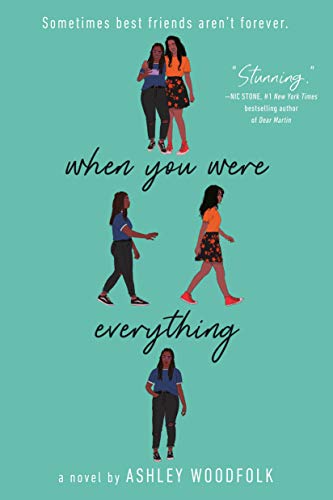 Book cover with illustrated figures of young women on teal background.