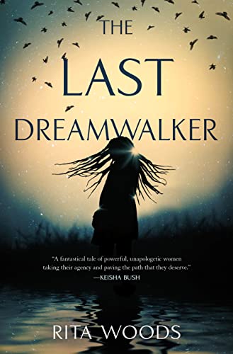 Book cover: silhouetted figure with long hair, birds, and a glowing path.