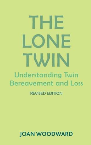 Book cover with light green background, large teal text "The Lone Twin" and author's name.