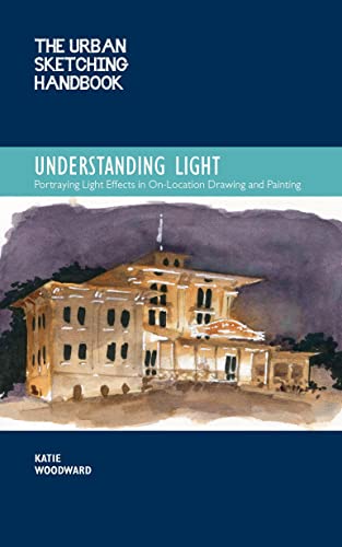 Book cover with a watercolor painting of a brightly lit building.