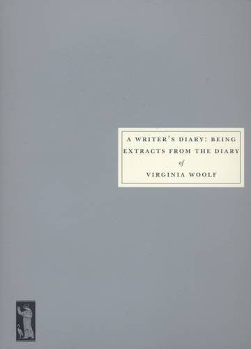 Gray book cover with white text: “A Writer’s Diary: Being extracts from the diary of Virginia Woolf.”