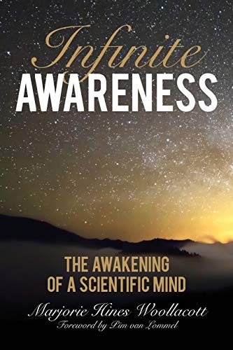 Book cover with starry sky background and title "Infinite Awareness.