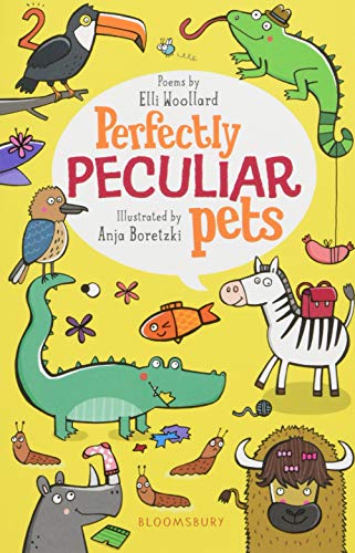 Book cover featuring colorful illustrations of unusual animals and pets.