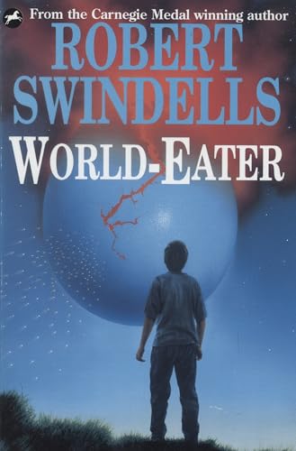 Book cover: boy looking at a large, glowing blue sphere.