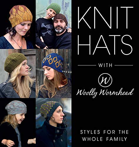 Book cover featuring diverse people wearing colorful knitted hats.