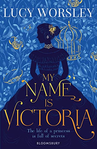 Book cover: silhouette of a woman in Victorian dress, ornate gold details.