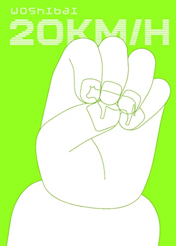 Green cover with white hand holding a sketched bicycle and "20KM/H".