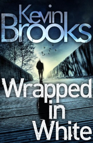 Book cover: lone figure walking down a snowy road, dark forest.
