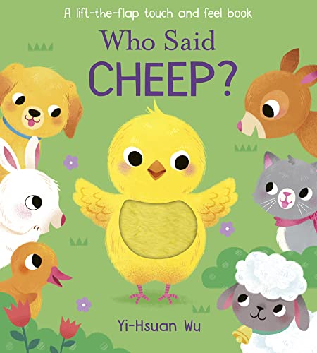 Lift-the-flap book cover with a yellow chick and animal friends.