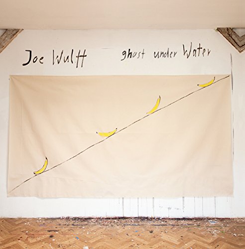 "Album cover with beige background, yellow bananas, and artist's name 'Joe Wulff'."
