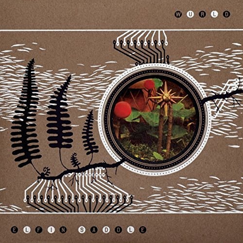 DVD cover for "Wurld" by Elfin Saddle, featuring abstract nature imagery.