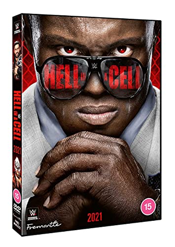 WWE Hell in a Cell 2021 DVD cover featuring Bobby Lashley wearing sunglasses.