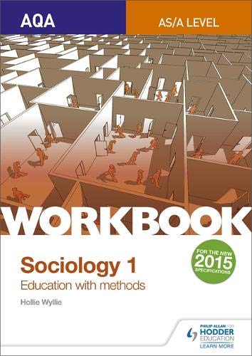 AQA Sociology A Level workbook cover with a maze illustration.