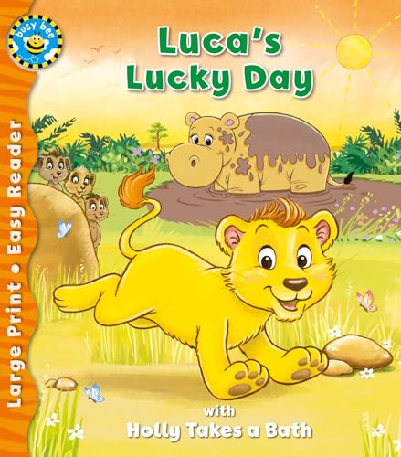 Children’s book cover featuring a lion, hippo, and other animals in a jungle.