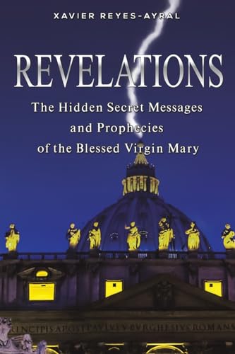 Book cover titled Revelations featuring a lightning bolt above St. Peter's Basilica at night.