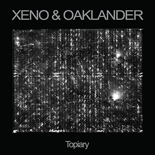 Xeno & Oaklander “Topiary” vinyl album cover, abstract black and white grid.