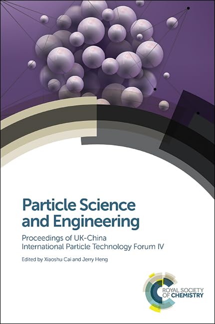 Book cover: "Particle Science and Engineering" with abstract particle illustration.