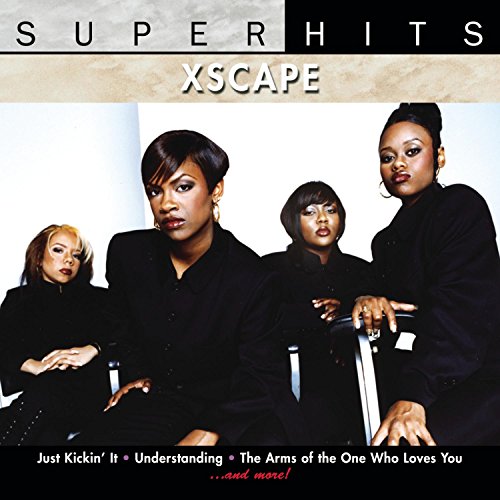 Xscape “Super Hits” CD cover featuring three women in black clothing.
