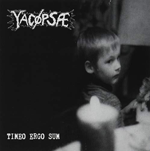 BlackLSBlack and white album cover featuring a young boy and a lit candle.