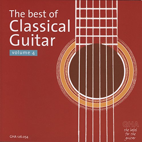 CD cover for “The Best of Classical Guitar Volume 4” with guitar image.