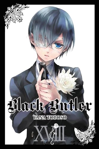 Black Butler volume 18 cover featuring Ciel Phantomhive with an eyepatch.